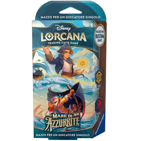 RAVENSBURGER Lorcana - Mare Di Azzurrite - Ambra & Rubino - Starter Deck ITA