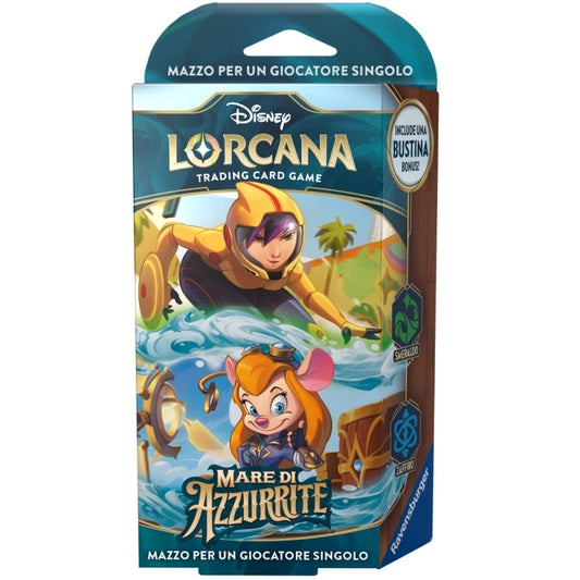 RAVENSBURGER Lorcana - Mare Di Azzurrite - Smeraldo & Zaffiro - Starter Deck ITA