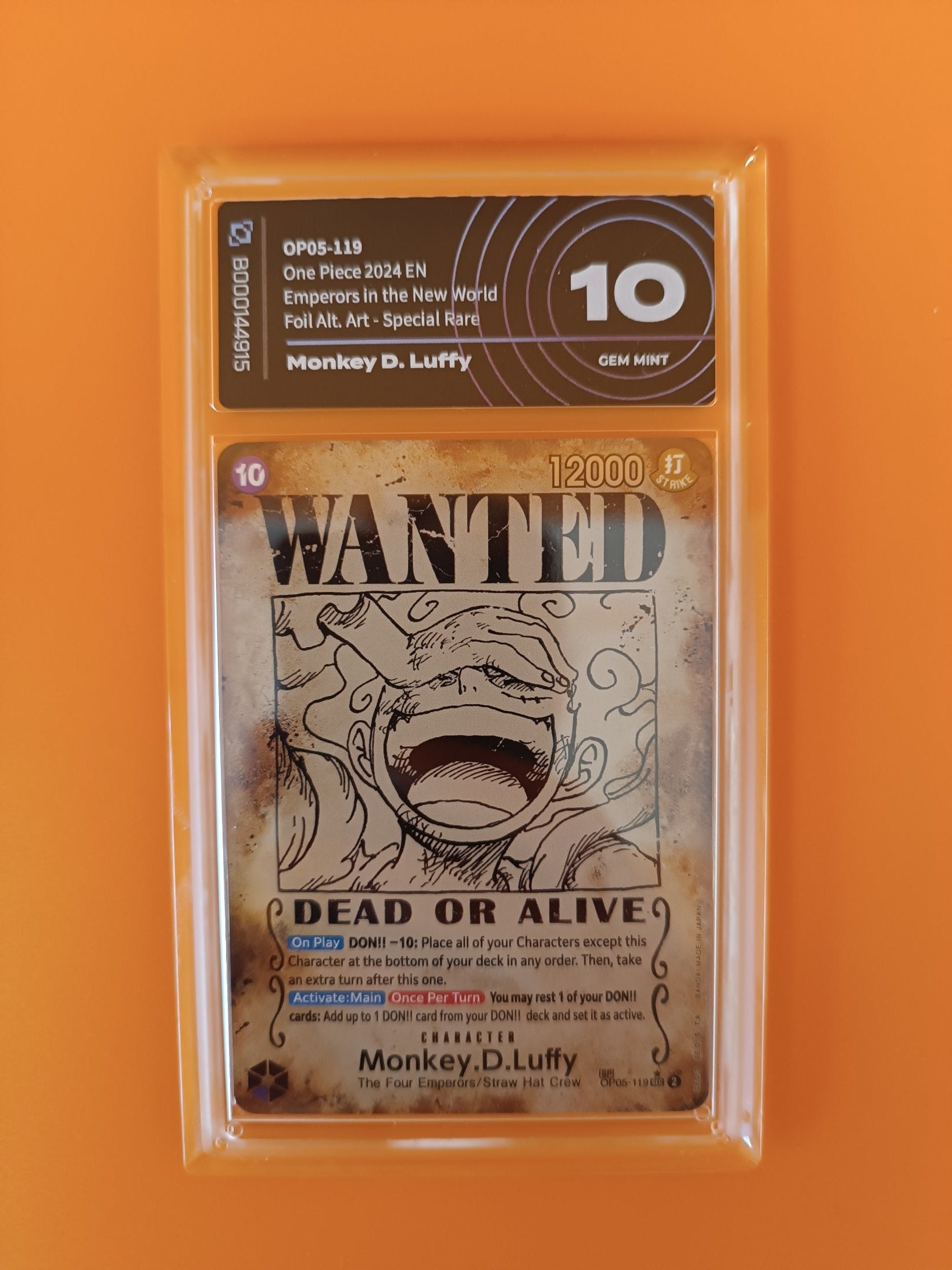 Carta gradata Luffy Wanted op05-119