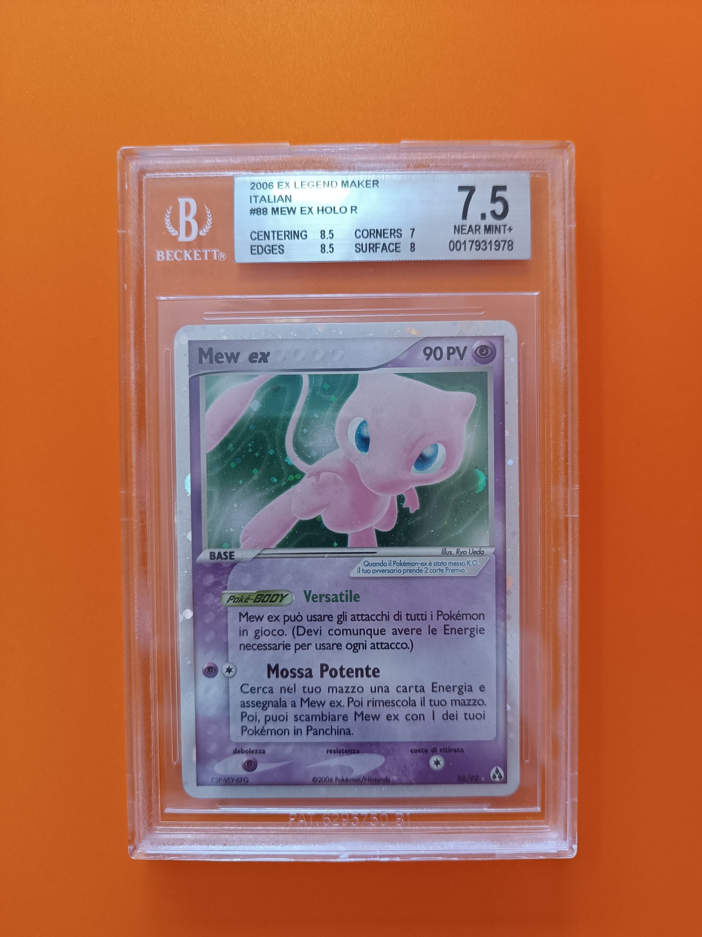 Carta Gradata Mew ex holo r