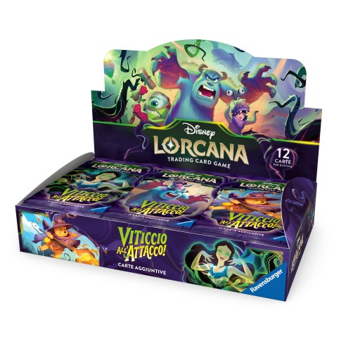 Disney Lorcana - Capitolo 13 - Viticcio all'Attacco - Booster Box - 24 Buste - ITA